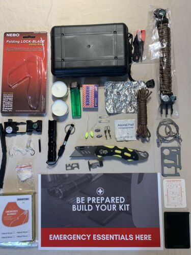 Emergency Kit For Survival, Camping, Fishing, Emergencies, Bugout- Free Shipping