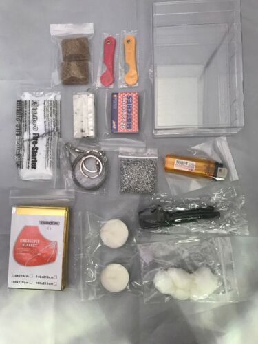 Emergency Fire Starter Kit For Survival, Camping, Emergencies - Free Shipping