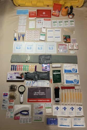 Complete First Aid Kit For Medical Emergency, Survival, & Backpack