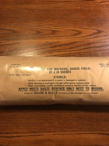 5 Unopened Sealed 1950's Bauer & Black 22x18