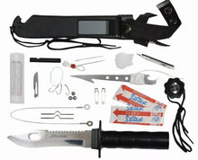 Load image into Gallery viewer, Deluxe &#39;Adventurer&#39; Survival Kit Knife (Accessories Included)
